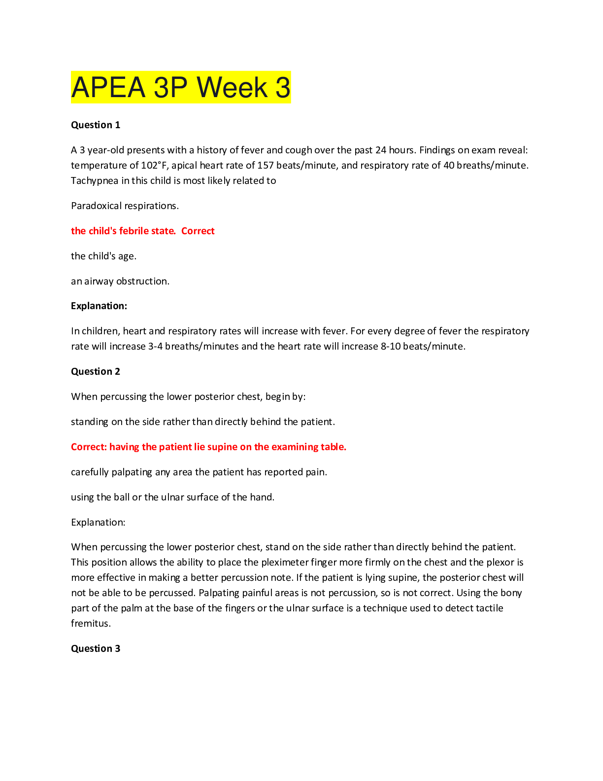 Preview of NR-509-APEA-3P-Exam-Week-8(2020/2021)LATEST UPDATE